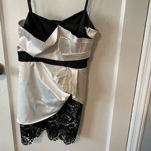 Black and white dress